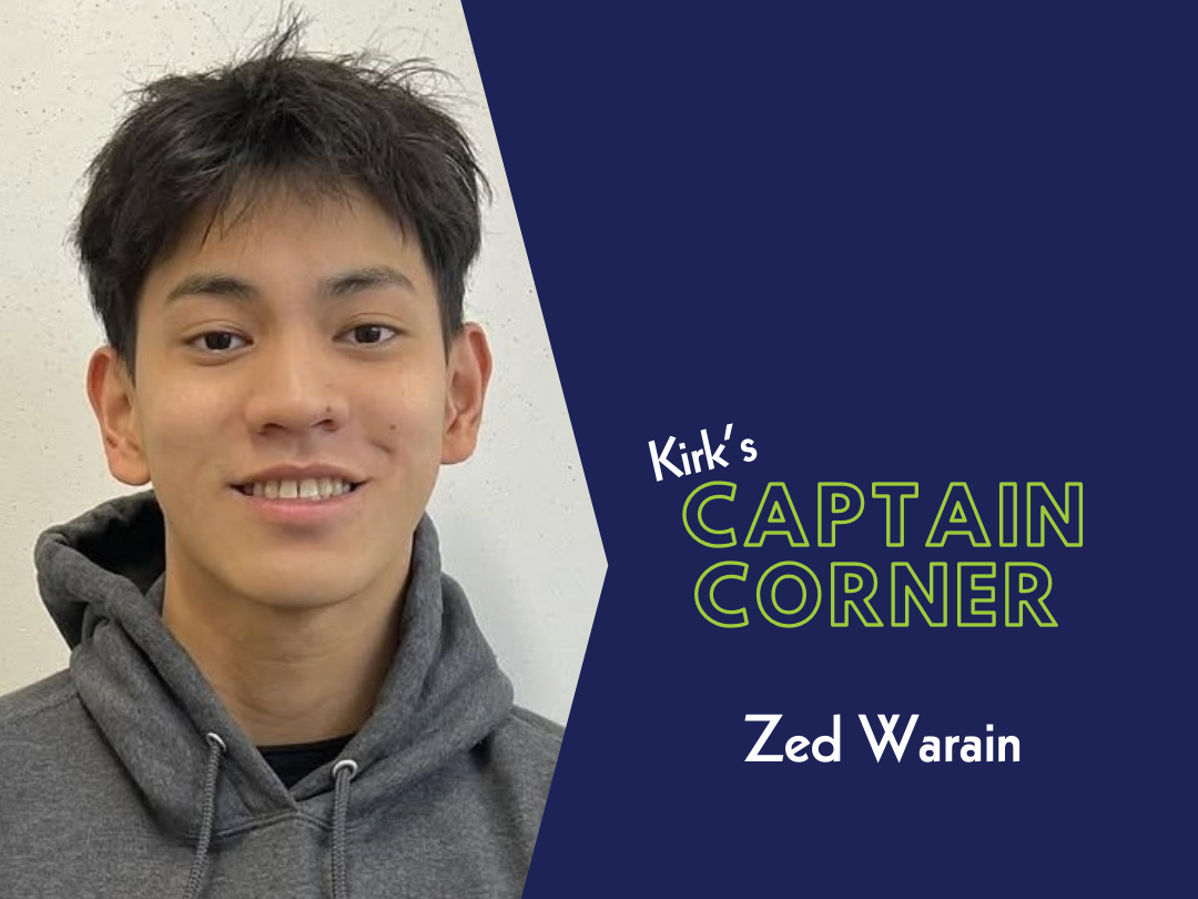Kirk’s Captain Corner – Zed Warain, Chaska/Chanhassen StormHawks Boys Swimming and Diving