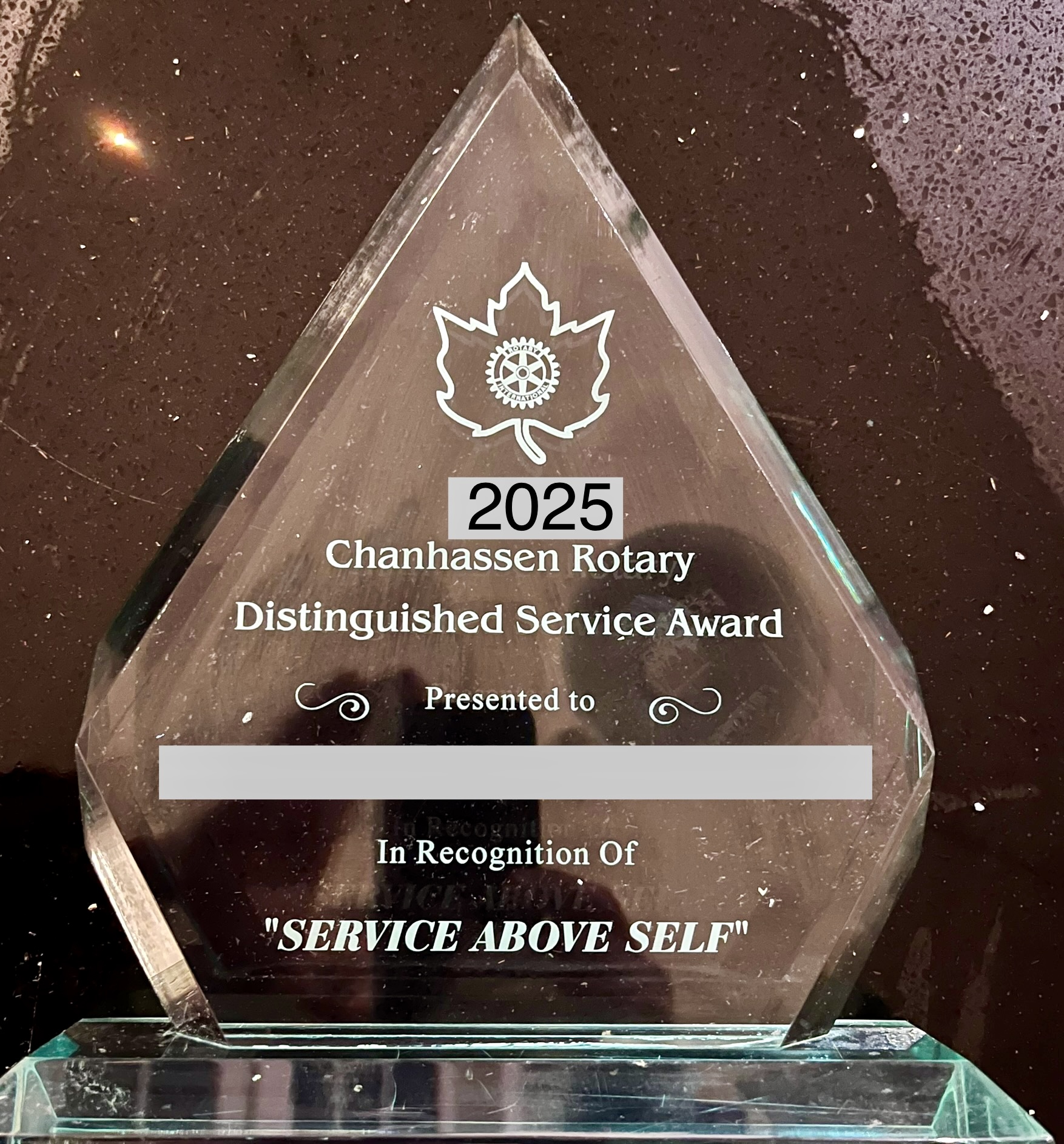 Rotary Club of Chanhassen Distinguished Service Award Nominations