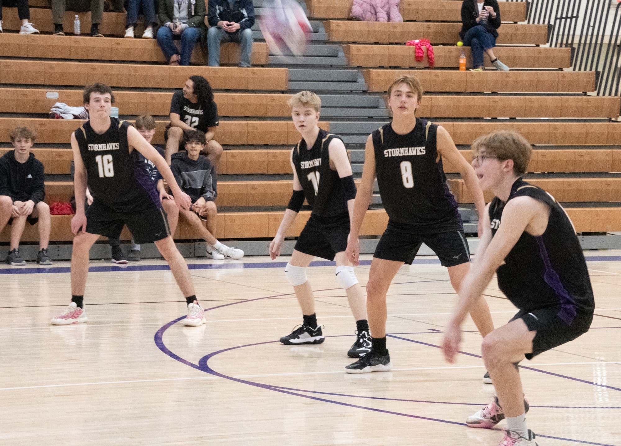 StormHawks Battle with Skippers in volleyball