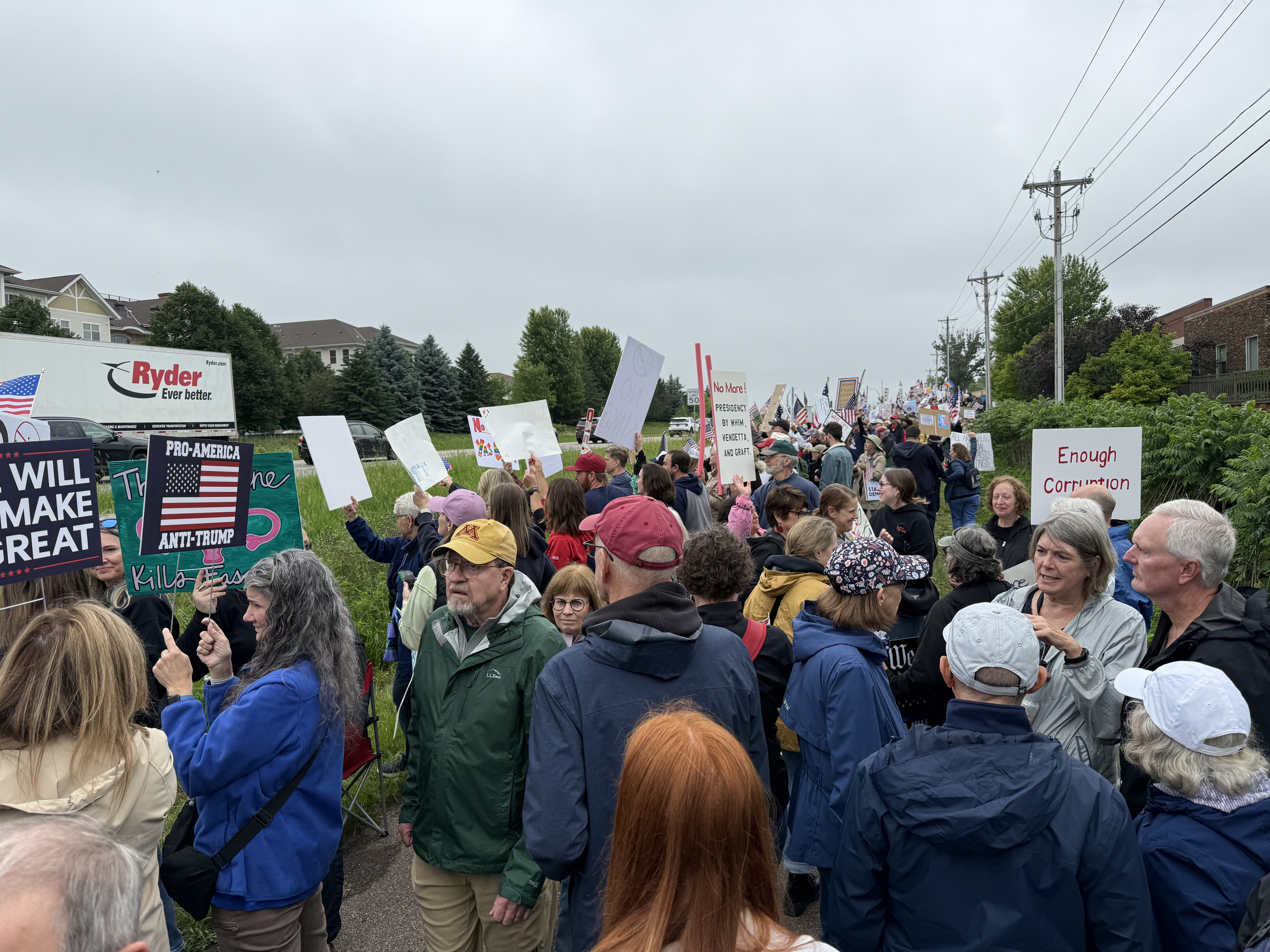 2,000+ Protesters Gather for Chaska Rally