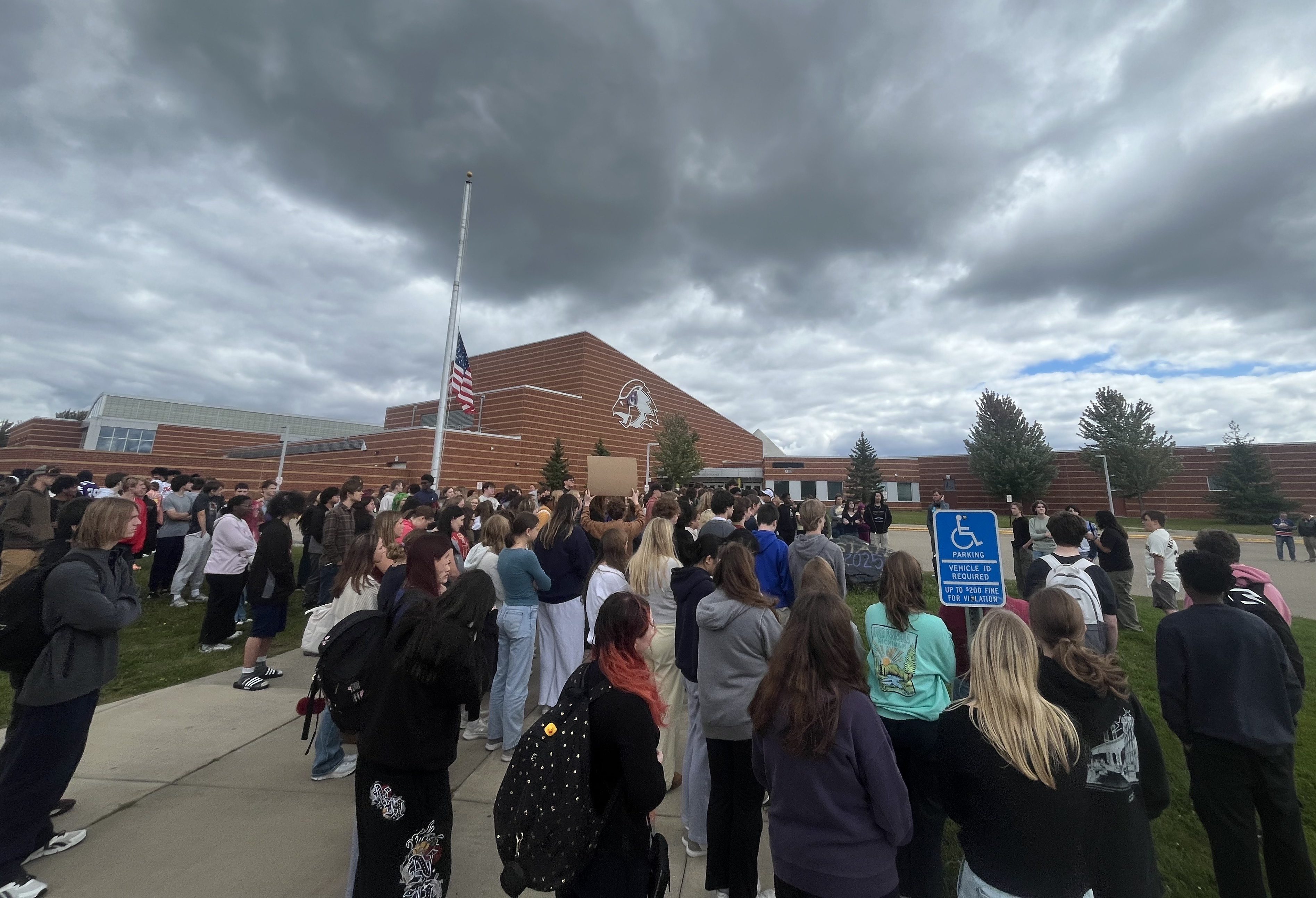 Chaska Students Stage Walk-out to Protest Gun Violence
