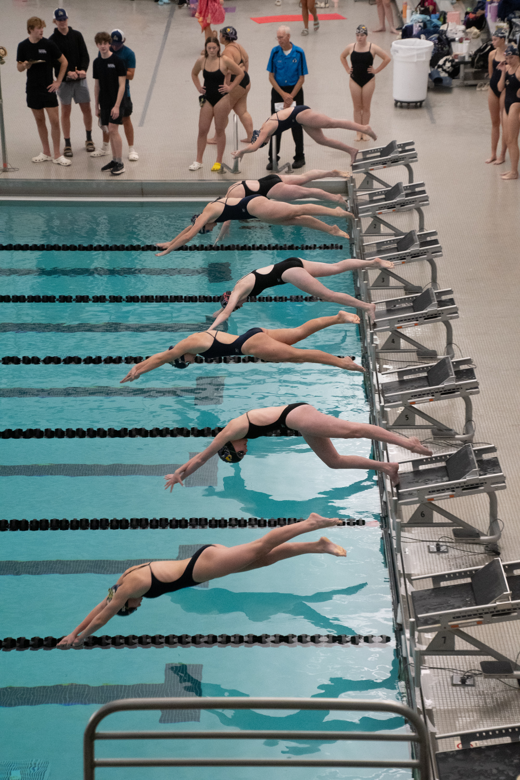 Girls Swim Chan vs. Chaska: Competitive and Collegial