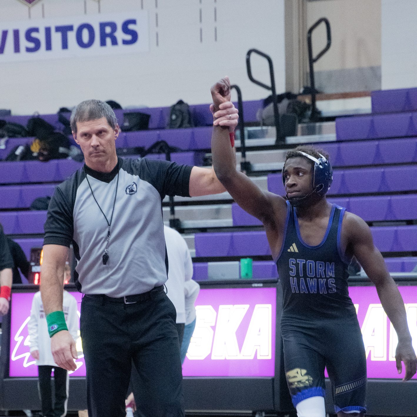 StormHawks wrestling host triangular meet