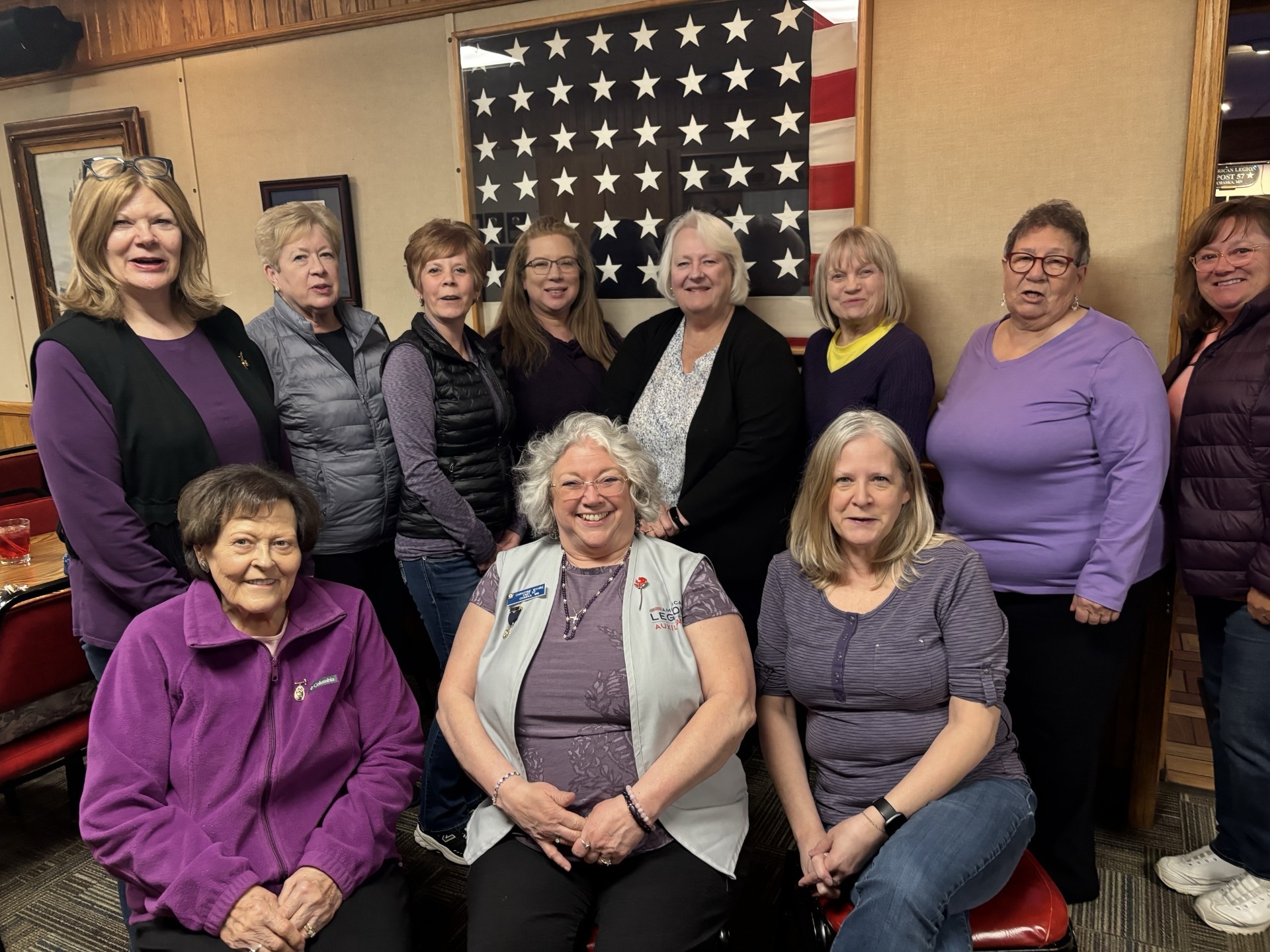 Legion Auxiliary Celebrates ‘Purple Up! For Military Kids Day’