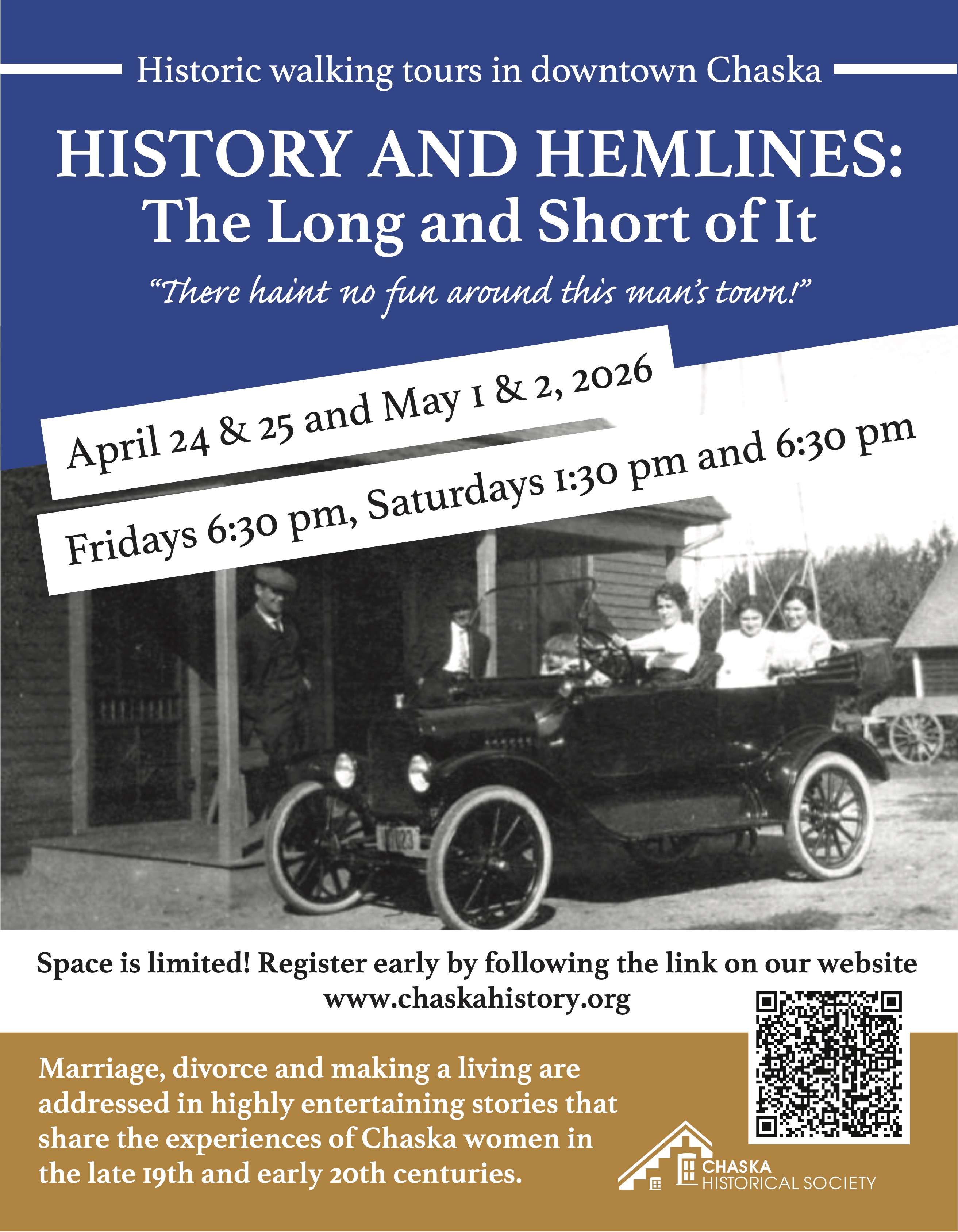 Learn about Chaska During ‘History and Hemlines’ Tours
