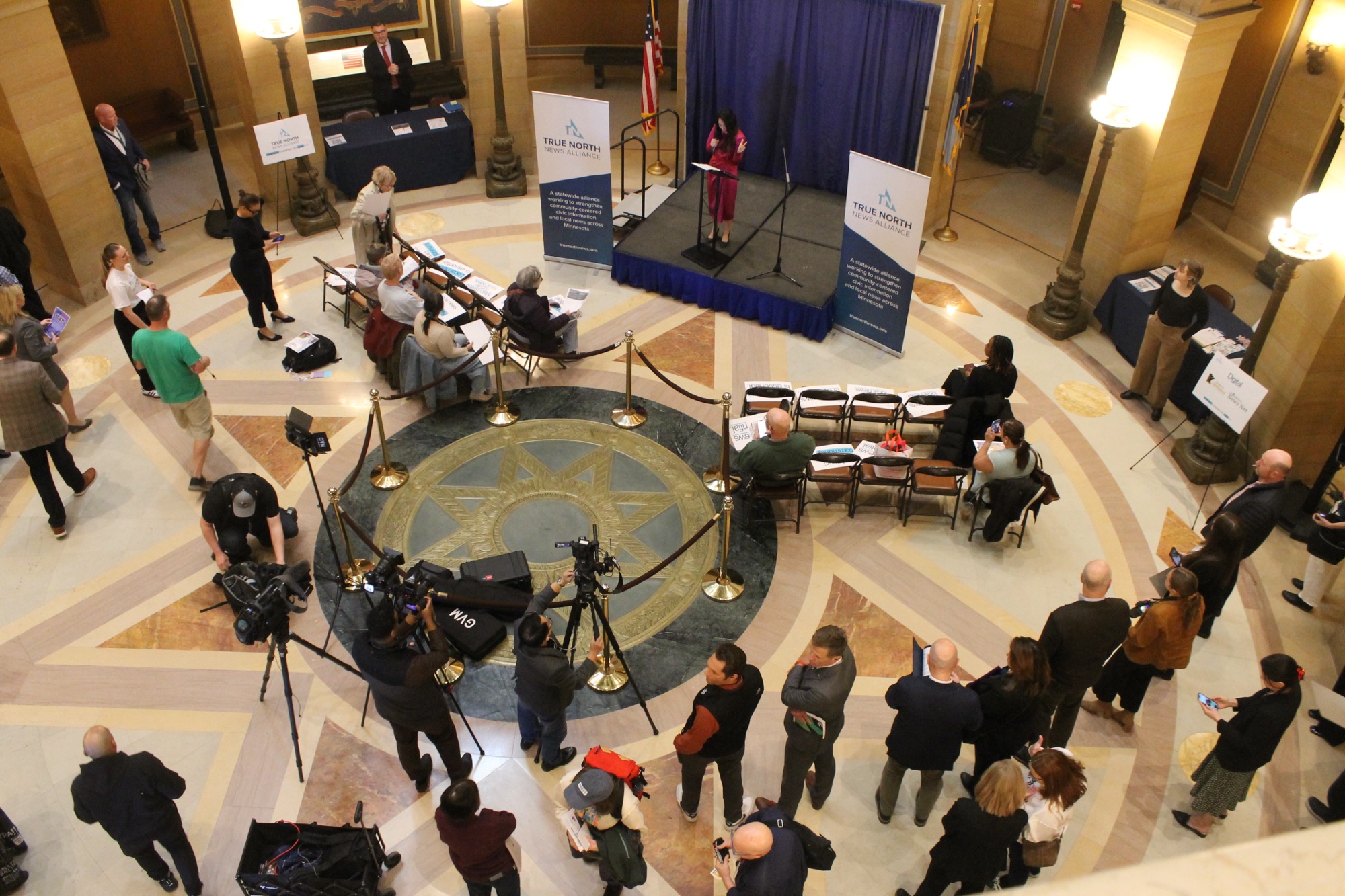 Local News Advocates Rally at Minnesota State Capitol
